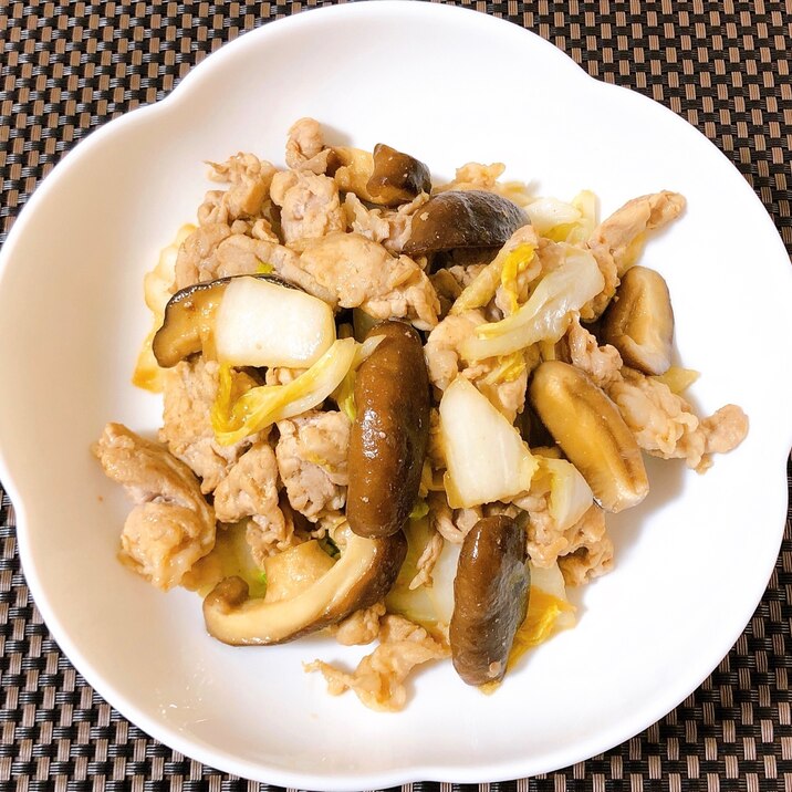 豚肉と白菜としいたけのおかず レシピ 作り方 By Aki Recipe 楽天レシピ